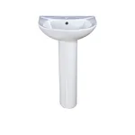 Pedestal basin Lavabo Wash Hand Ceramic Basin Porcelain Art counter basin Sink Tap Faucet