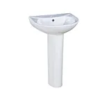 Pedestal basin Lavabo Wash Hand Ceramic Basin Porcelain Art counter basin Sink Tap Faucet